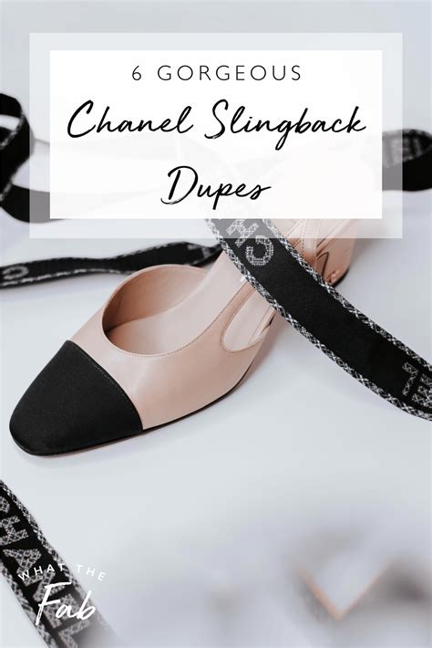 chanel.slingback dupe|chanel sweater knock off.